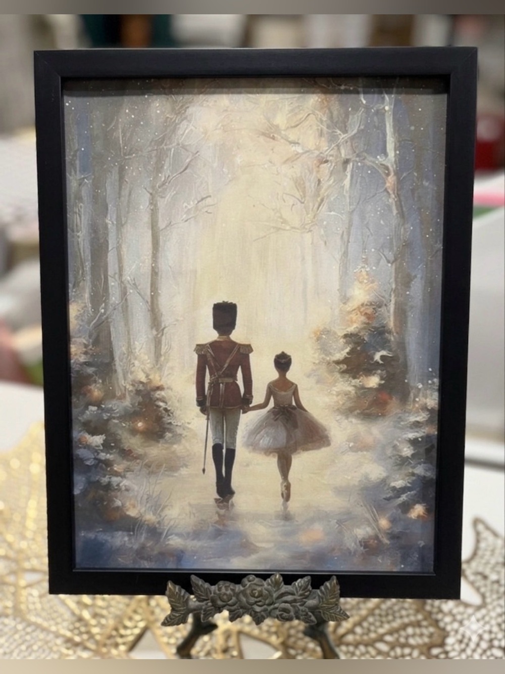 Nutcracker Ballet Framed 8x10 Wall Art Print